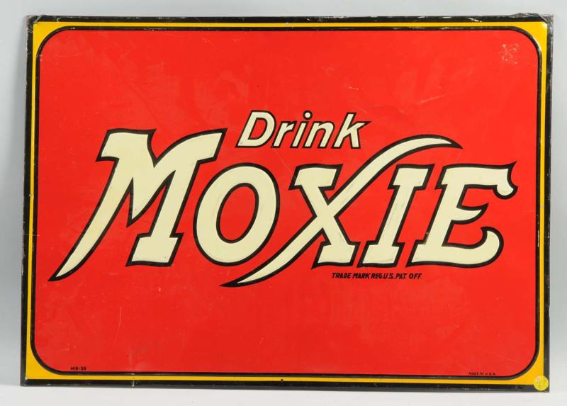 Lot of 2: Tin Moxie Signs. 
Includes