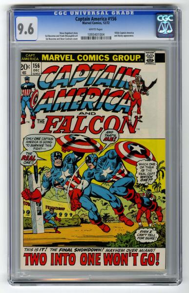 Captain America #156 CGC 9.6 Marvel