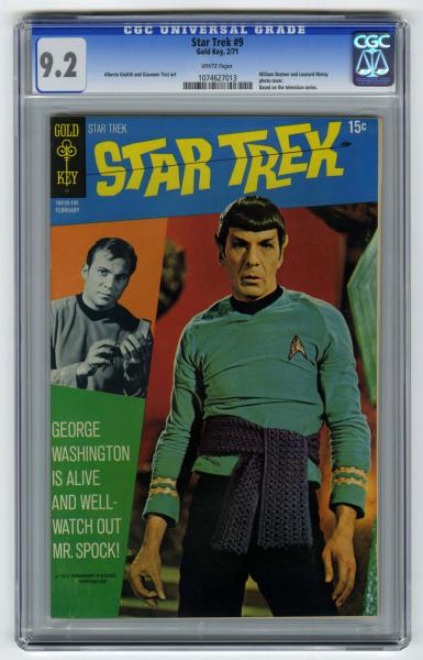 Star Trek #9 CGC 9.2 Gold Key 2/71.