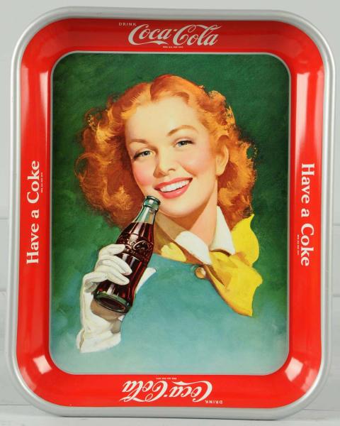 1950s Coca-Cola Serving Tray. 
Beautiful,