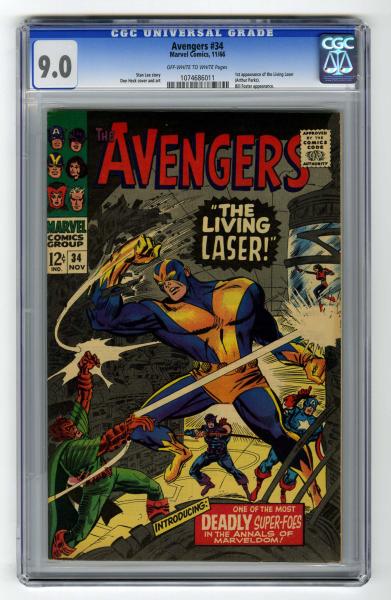 Avengers #34 CGC 9.0 Marvel Comics 11/66.