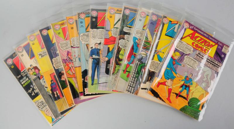 Lot of 15 1960s Action Superman 10ddc4