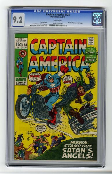 Captain America #128 CGC 9.2 Marvel
