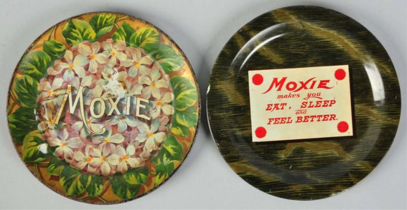 Lot of 2: Tin Moxie Tip Trays.