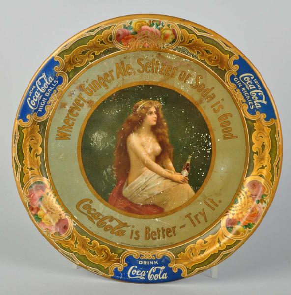 Circa 1908 Coca-Cola Topless Tray.