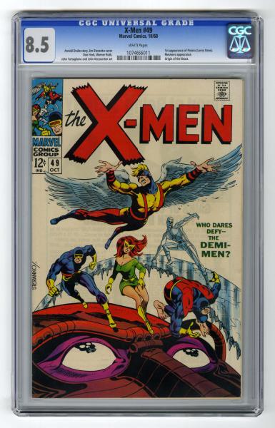 X-Men #49 CGC 8.5 Marvel Comics 10/68.