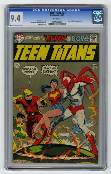 Teen Titans #21 CGC 9.4 D.C. Comics