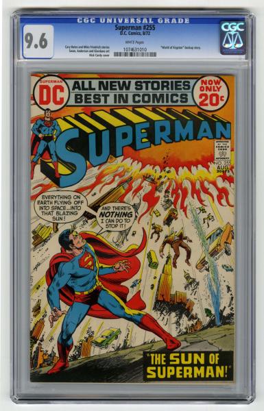 Superman #255 CGC 9.6 D.C. Comics
