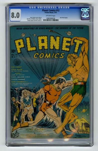 Planet Comics #12 CGC 8.0 Fiction