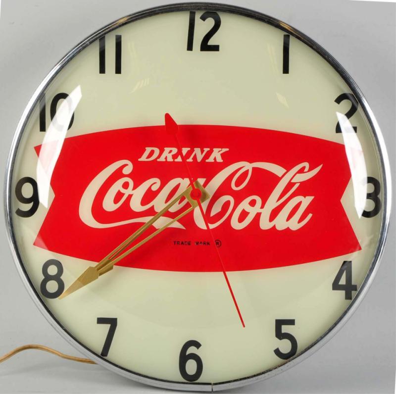 Contemporary Coca-Cola Clock. 
This