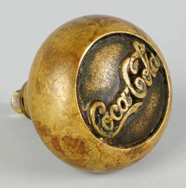 Early Brass Coca-Cola Doorknob.