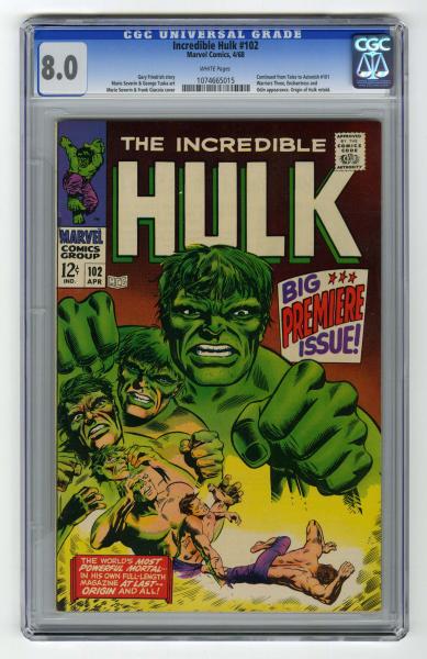 Incredible Hulk 102 CGC 8 0 Marvel 10de8a