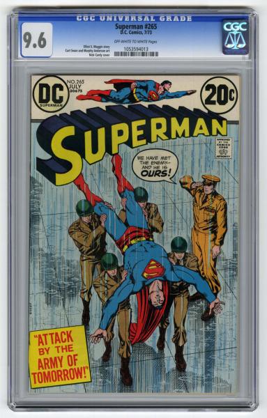 Superman #265 CGC 9.6 D.C. Comics