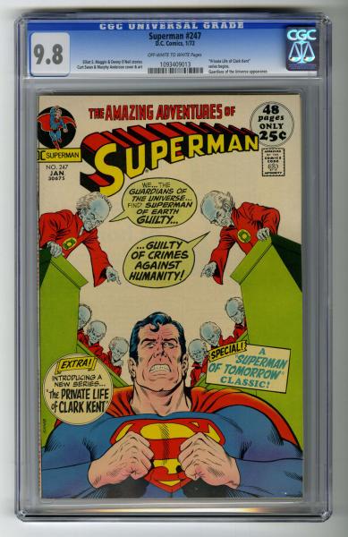 Superman #247 CGC 9.8 D.C. Comics