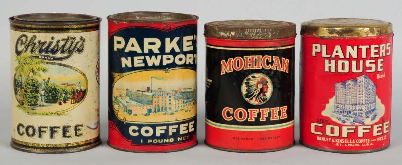 Lot of 4 Assorted 1 Pound Coffee 10deb5