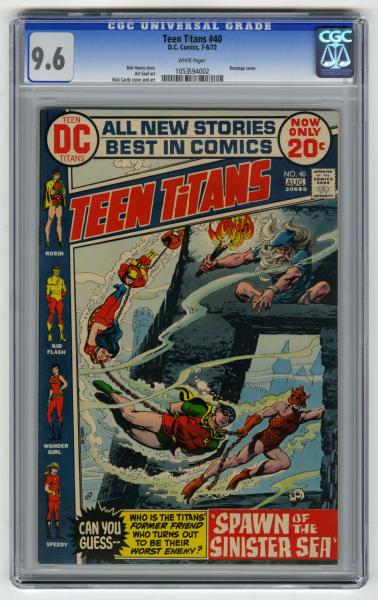 Teen Titans 40 CGC 9 6 D C Comics 10deae