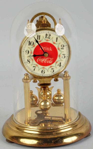 Coca-Cola Dome Clock. 
1950s.