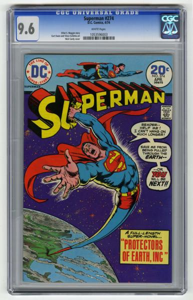 Superman #274 CGC 9.6 D.C. Comics