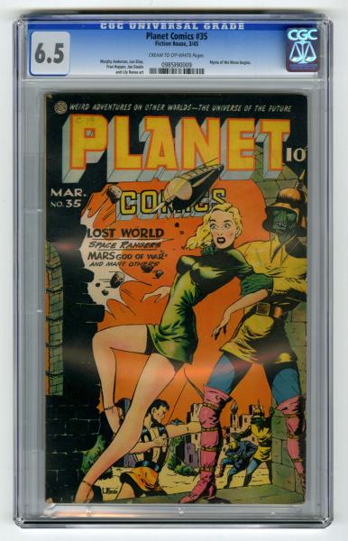 Planet Comics #35 CGC 6.5 Fiction