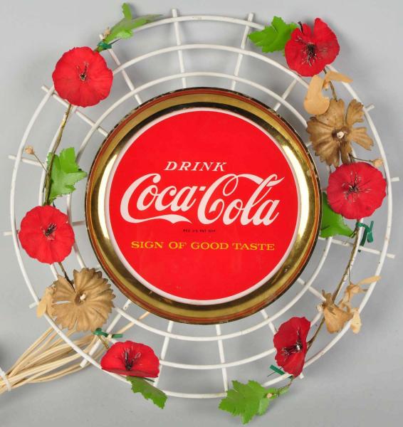 Coca-Cola Trellis Lighted Sign. 
1950s.