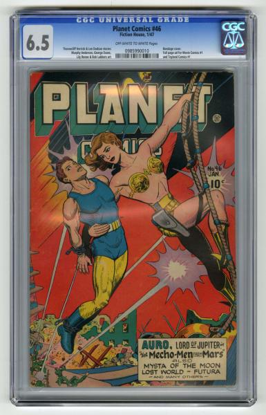 Planet Comics 46 CGC 6 5 Fiction 10deed
