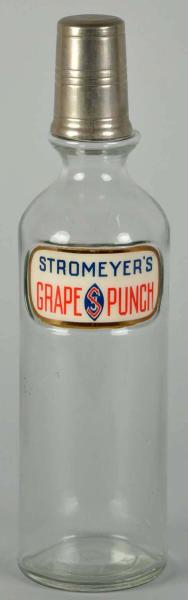 Stromeyer's Grape Punch Syrup Bottle.