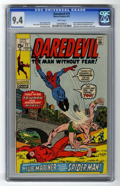 Daredevil #77 CGC 9.4 Marvel Comics