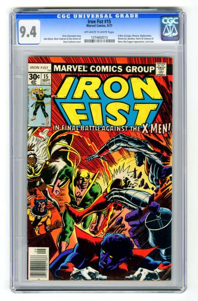 Iron Fist 15 CGC 9 4 Marvel Comics 10df2d