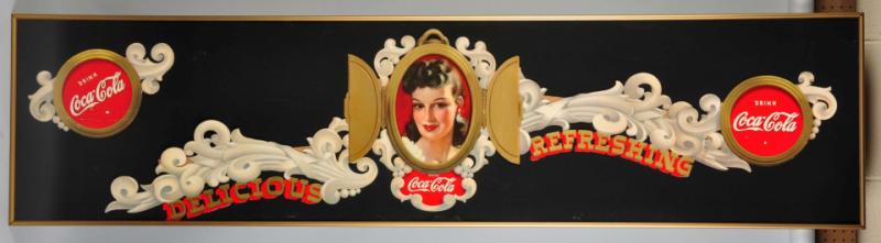 Coca-Cola Locket Festoon. 
1930s. Nicely