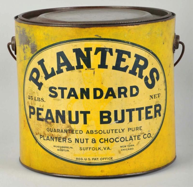 Early Planters Peanut Butter Pail  10df7c