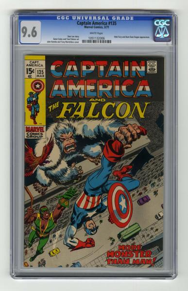 Captain America #135 CGC 9.6 Marvel