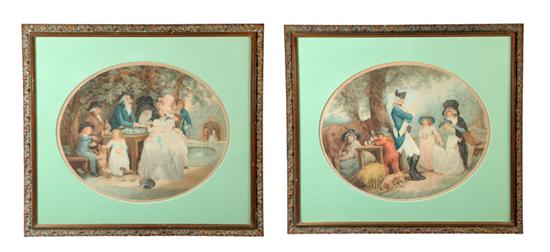A PAIR OF ROMANTIC PRINTS (FRENCH
