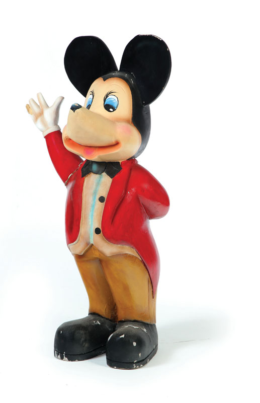 CARVING OF MICKEY MOUSE. Folky wood