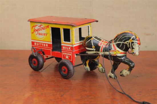 TIN WIND UP TOY. A lithographed