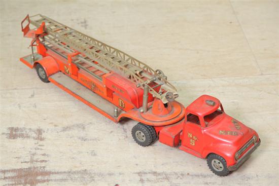 LARGE TONKA FIRE TRUCK. Pressed steel