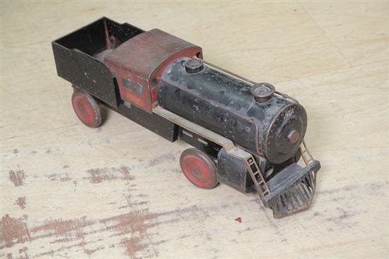 SHEET METAL RIDING TOY. Train with