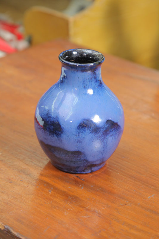 ART POTTERY VASE. Bulbous form