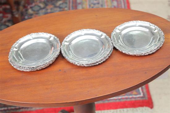 NINE MEXICAN STERLING PLATES All 10e474