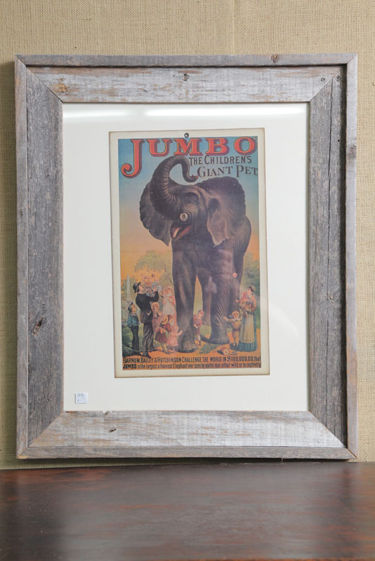 CIRCUS HANDBILL. Jumbo  The Childrens