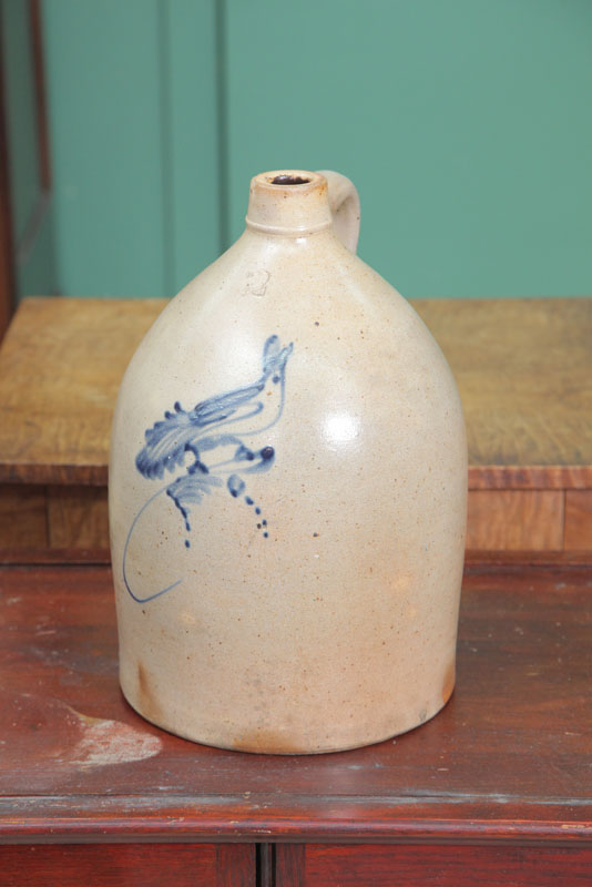 STONEWARE JUG. Attributed to Fulper