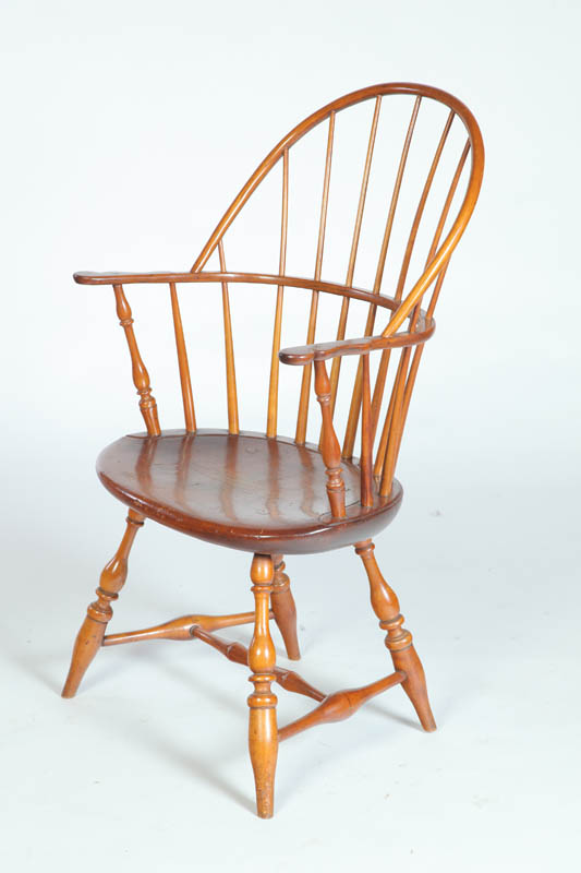 WINDSOR ARMCHAIR. Sackback with