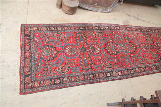 ORIENTAL RUNNER. Hand knotted Persian