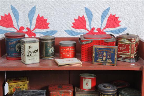 EIGHT TOBACCO TINS Including  10e560