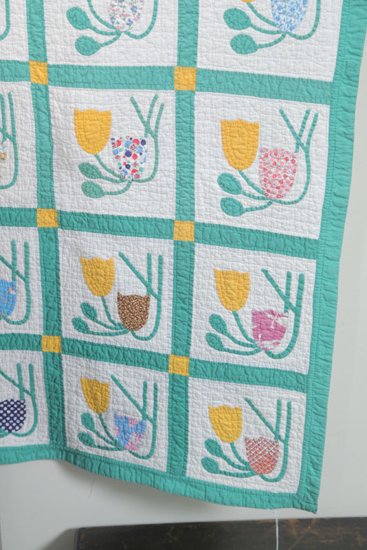 TULIP QUILT. Second quarter 20th