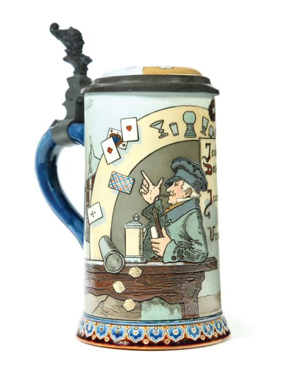 METTLACH STEIN. 1/2 Liter  # 2090