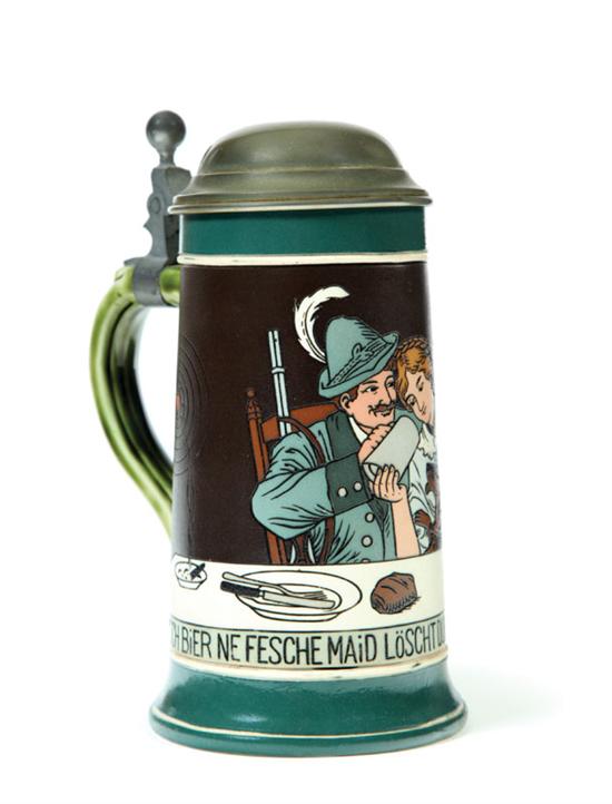 METTLACH STEIN. 1/2 Liter  # 3254