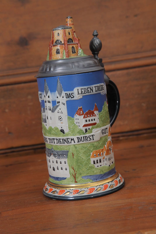 METTLACH STEIN. Limited Edition from