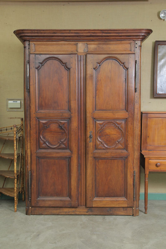 EARLY ARMOIRE. Possibly French.