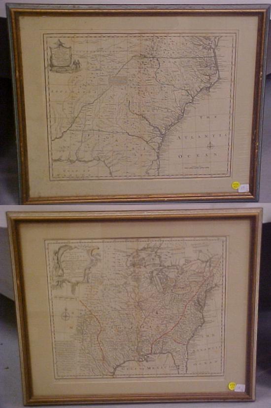 Two early maps early map of Louisiana 10ec41