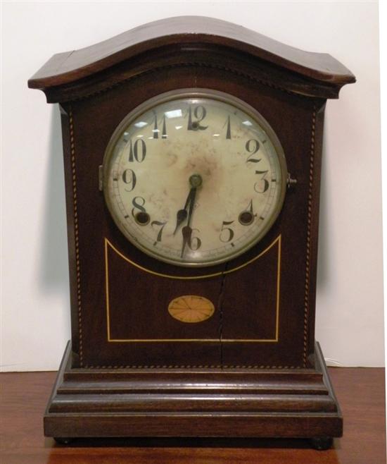 Wm L Gilbert shelf clock mahogany 10ec94